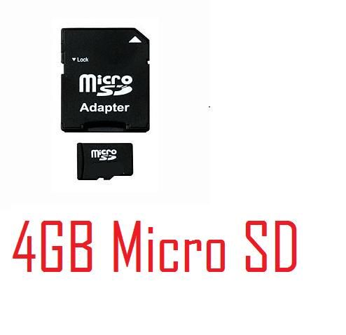 4Gb Micro SD Micro SDHC SD HC TF memory card + adapter  