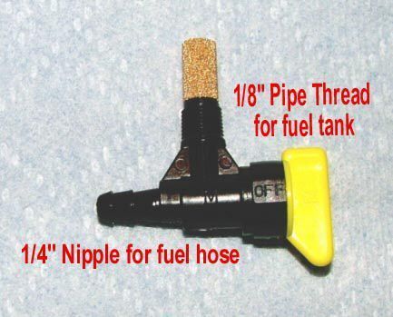 NYLON Fuel Shut Off with Screen for Gas Tanks, Tecumseh  