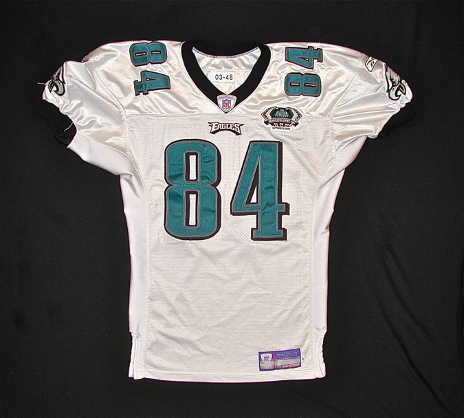 Freddie Mitchell Eagles Game Worn 2003 Jersey MeiGray  