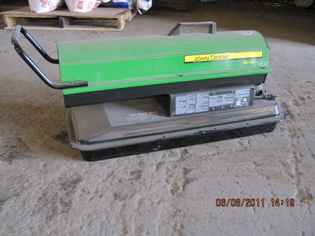 John Deere AC 70 space/garage/worksite heater Nice  