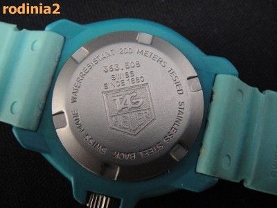   Tag Heuer Ladies F1 Light Green Quartz Great Condition  