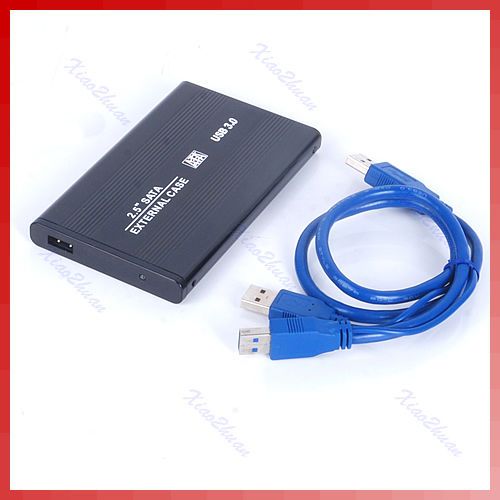   HDD 2.5 External Enclosure SATA Hard Drive Case Mobile Disk Black