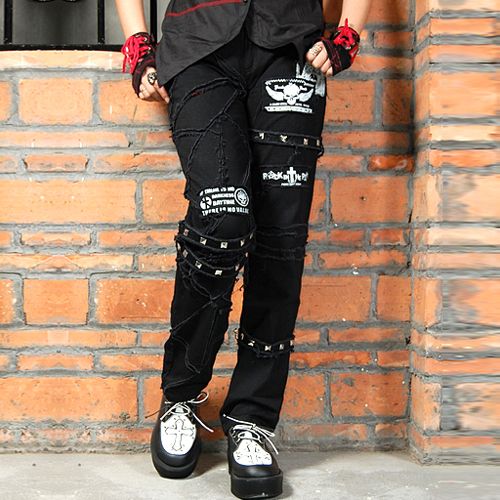 PUNK LOOK VISUAL EMO INDIE ROCK CLOTHING PANTS  