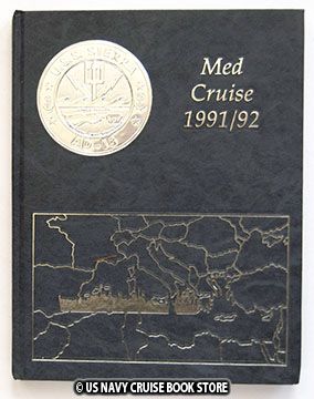 USS SIERRA AD 18 MEDITERRANEAN CRUISE BOOK 1991 1992  