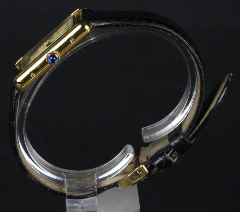 MUST DE CARTIER 18K YG MENS LARGE RRP £3,000  