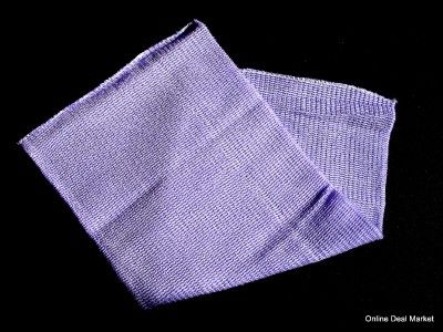 BATH & SHOWER Scrubber Exfoliating Wash Cloth 16.5 x 7.5 Stretch 