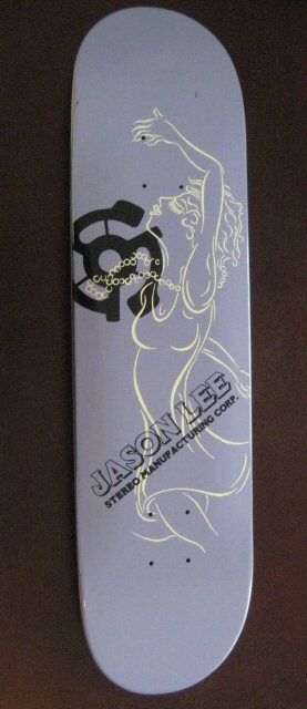 NOS Jason Lee Stereo Skateboard Deck 45 Dancer Vintage  