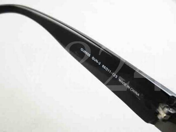 Guess GU 6555 Sunglasses Gunmetal Black GU6555 GUN 3  