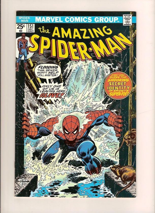 AMAZING SPIDER MAN #151 VF BRONZE AGE MARVEL COMIC BOOK 1975  