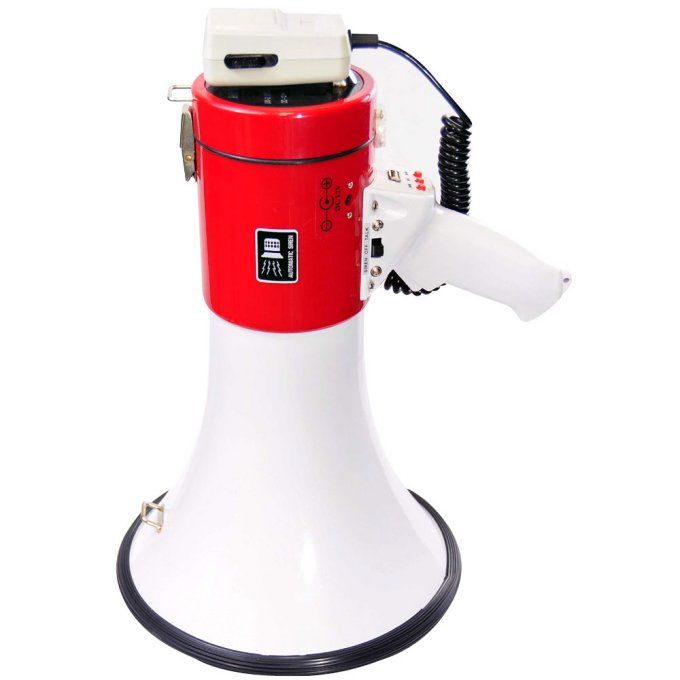 PYLE PMP58U Handheld Megaphone Bull Horn USB w/Siren  