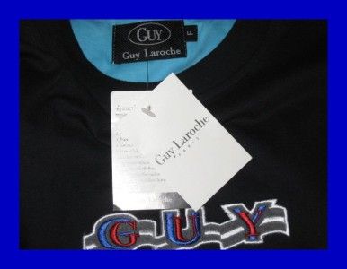 Guy LaRoche Paris Embroidered Logo T Shirt M NWT  