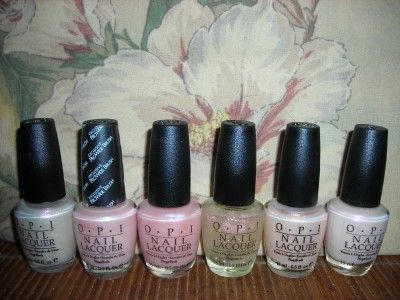 OPI NAIL POLISH THE ~SHEER ROMANCE BRIDAL~COLLECTION  