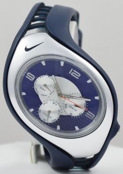 New Mens Nike Blue Triax Swift 3I WR0091 401 Chronograph Watch  