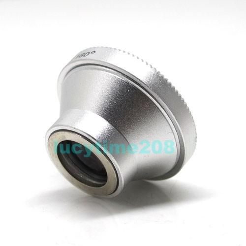 180° Wide Fish Eye Lens for Kodak Zi8 Zi6 iPhone Camera 813789010654 