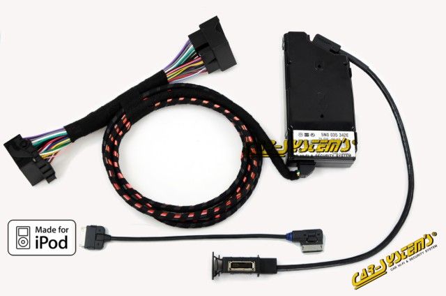 skoda seat media in plug play wiring loom ipod adapter