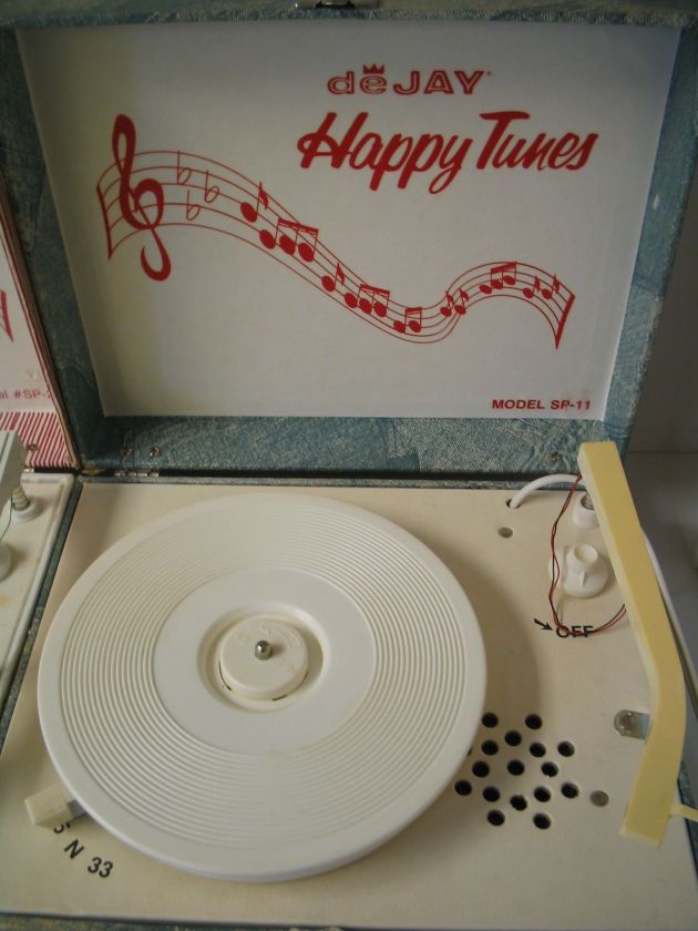 DeJay HAPPY TUNES Portable Record Players Phonographs SP 22P SP 11 