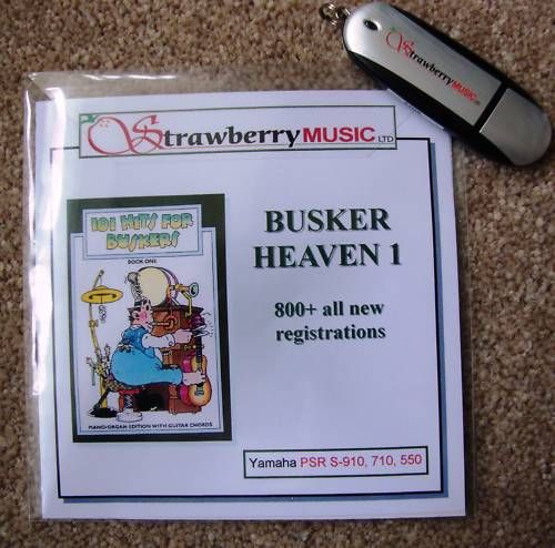 Busker Heaven 1 USB registick Yamaha PSR S 910 S 710  