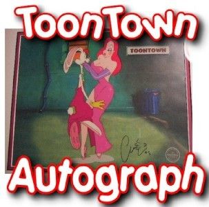 Hand Signed Voice Roger Rabbit Jessica Disney Sericel  