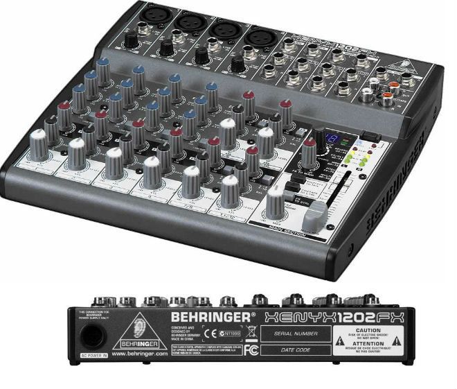 Behringer XENYX 1202FX 12 input 2 bus Mixer w/Multi Effects, BRAND NEW 