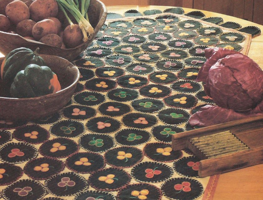 Penny Rug Table Decor (Instructions/Templates)ANTIQUE  