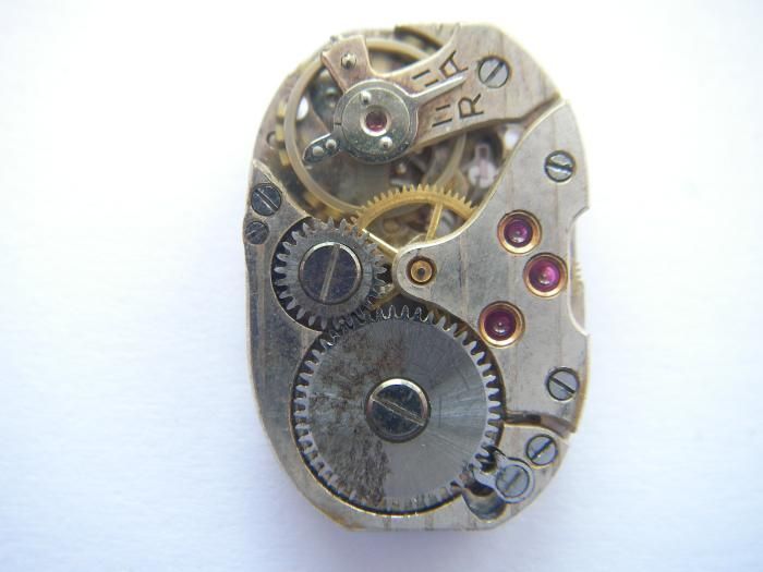 ETA caliber 761 ladies size watch movement running  