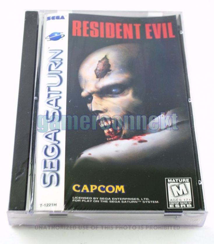 Resident Evil for Sega Saturn Brand New Very Rare 013388220106  