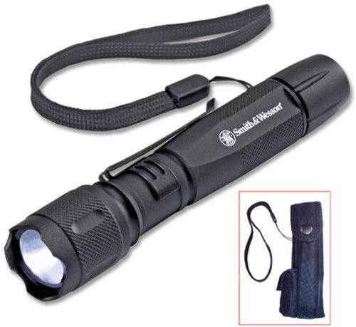 Black Smith & Wesson Galaxy Elite LED Flashlight SW775C 813581007753 