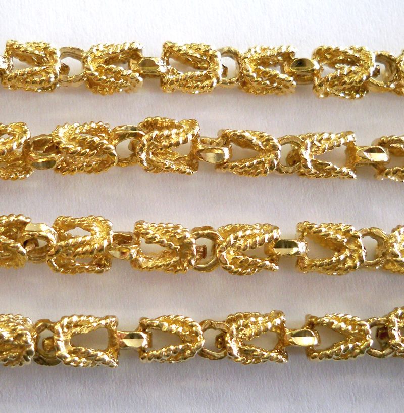 GORGEOUS 14K SOLID GOLD TURKISH CHAIN 