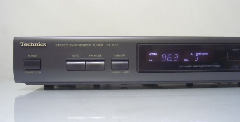 Nostalgia* Technics STEREO SYNTHESIZER TUNER ST K55  