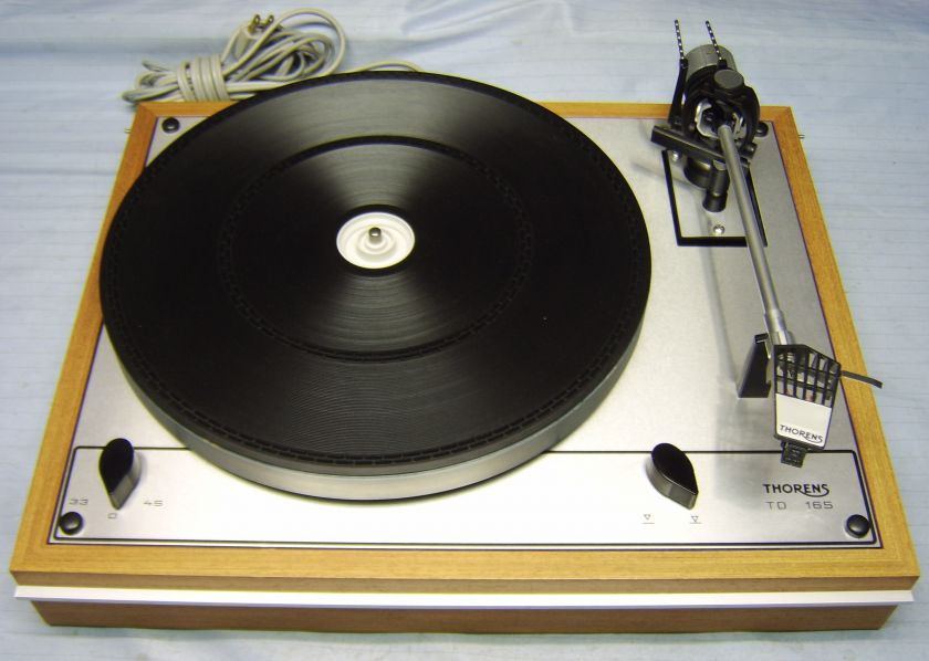 Thorens TD 165 Stereo Belt Drive 2 Speed Turntable w Grado Cartridge 