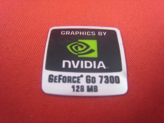 2500PCs GEFORCE GO 7300 128M Xp Win7 stickers Original  