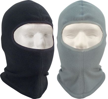 POLAR FLEECE ONE HOLE BALACLAVA   BLACK/FOLIAGE  