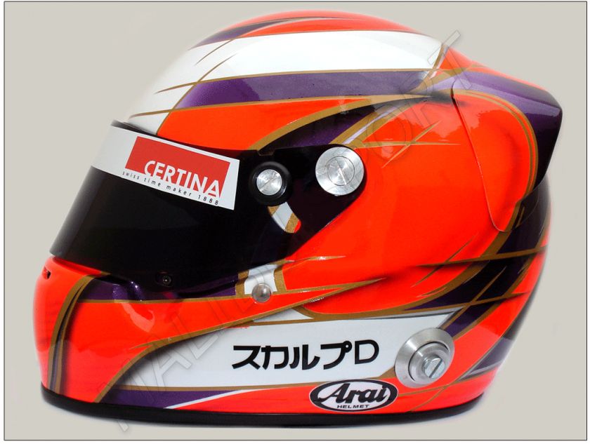 KAMUI KOBAYASHI FORMULA F1 REPLICA HELMET SCALE 11 NEW  