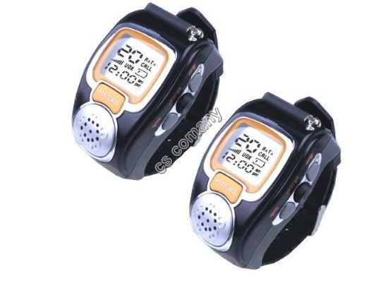 2pcs Two Way Radio Walkie Talkie Freetalker Wrist Watch  