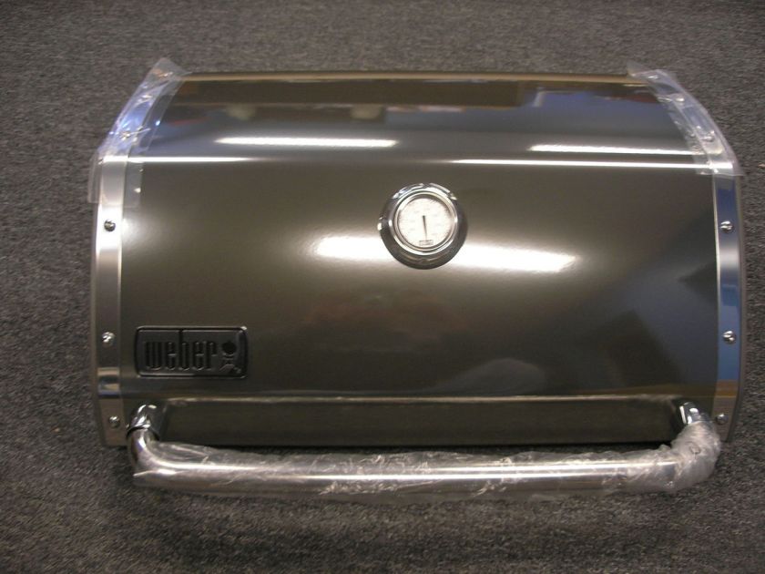 68229 Weber Gas Grill Genesis 300 Series Steel Grey Lid NEW  