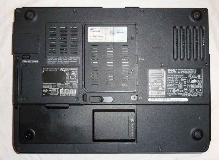 Dell Vostro 1000 Windows XP Home Notebook PC Computer Parts/Repair 