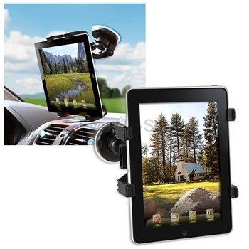 Black Car Windshield Holder Cradle Mount For Apple iPad 1  